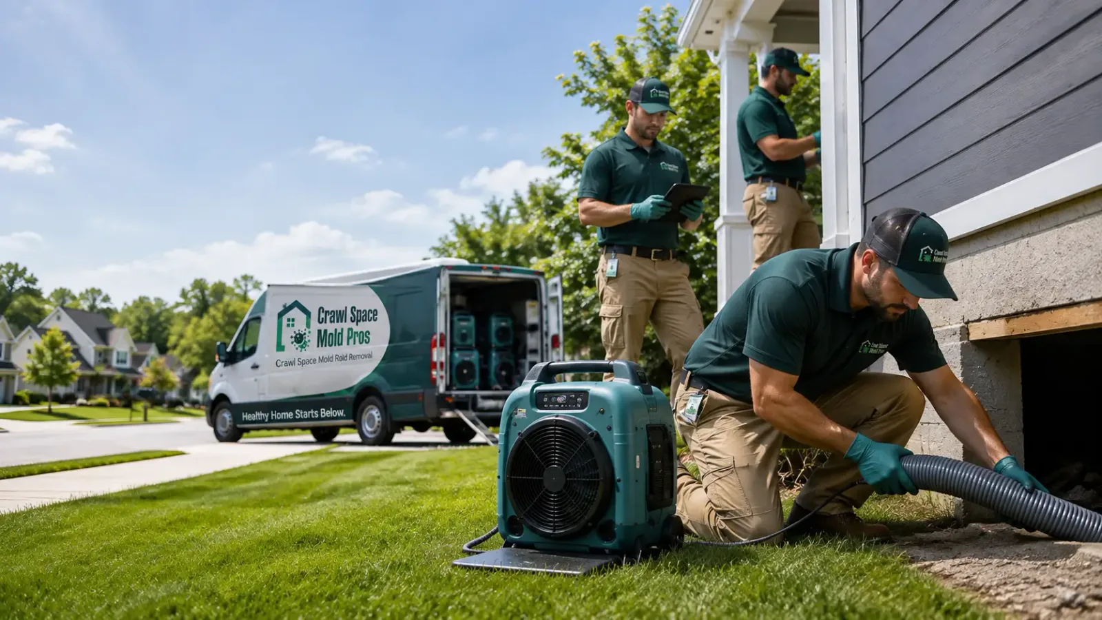 Crawl Space Mold Removal in Woburn, MA